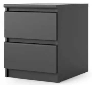 Nočný stolík Simplicity 230 - čierny MAT