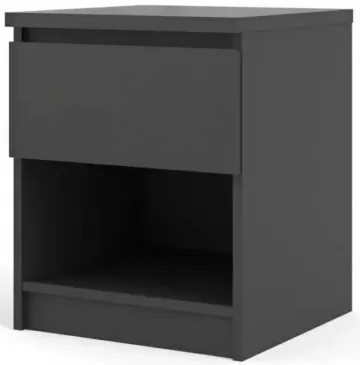 Nočný stolík Simplicity 238 - čierna/mat
