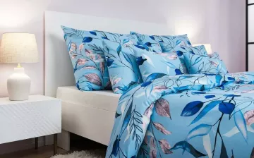 Obliečky Milaya modrá - hrejivý flanel