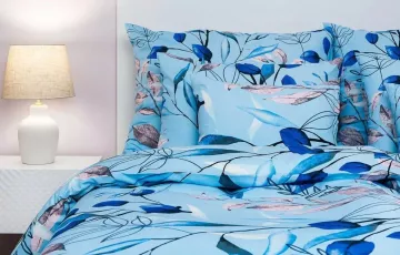 Obliečky Milaya modrá - hrejivý flanel