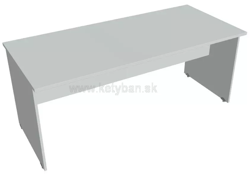 Pracovný stôl Hobis Gate - prevedenie GJ 800-1800 sivá