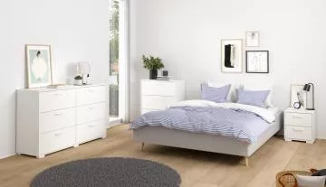 Komoda Selina 700, biela v interi�ri