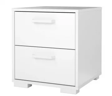 Nočný stolík Selina 701, biela lesk