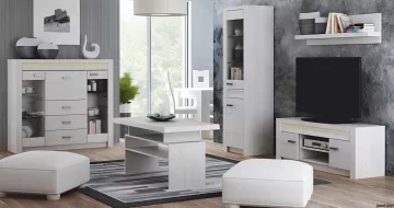 Priestranná vitrína INFINITY - jaseň biely