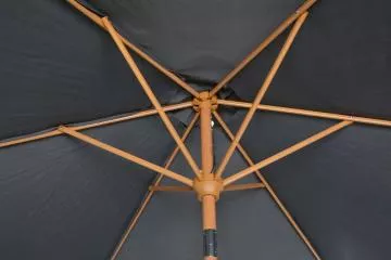 ROJA NAKL�PAC� WOOD - z�hradn� slne�n�k 3 m, siv�