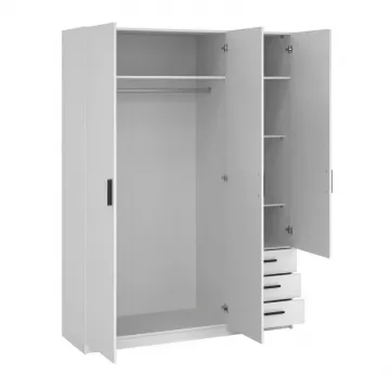 Šatníková skriňa Spike 085 biela