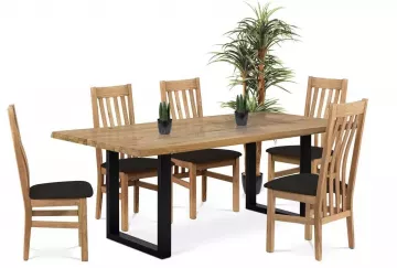 Prírodný jedálenský stôl Ds-m179 oak
