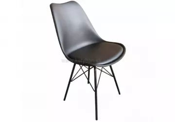 Jedálenská stolička Tamora čierna