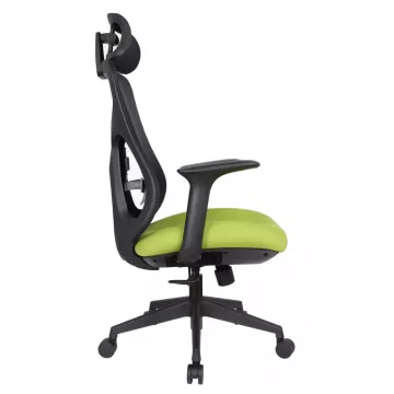 Kancelárske kreslo Sulivan - zelená/čierna