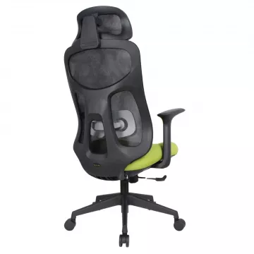 Kancelárske kreslo Sulivan - zelená/čierna