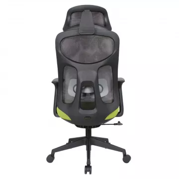 Kancelárske kreslo Sulivan - zelená/čierna