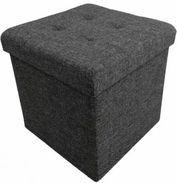 Praktick� taburet Falon - tmavo �ed�