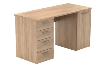 PC stôl Eustach, dub artisan