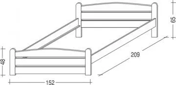 Dreven poste Thorsten 200x140 cm