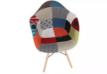 Kreslo Tobo new patchwork/buk