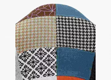 Kreslo Tobo new patchwork/buk