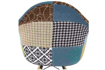 Kreslo Tobo new patchwork/buk