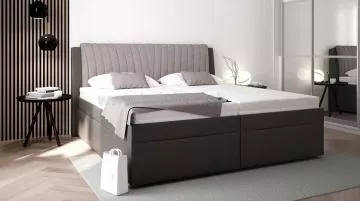 Obľúbená posteľ Vanda Hugo 90 Eleph/Loft Grey/Rango Duo 2a