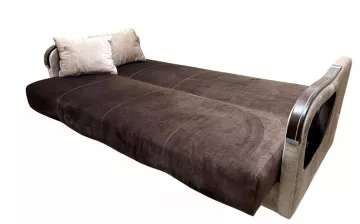 Sedacia s�prava Vanya 3f 1 1 Vogue 6/3 hnedo b�ov� s drevom, rozlo�en� l��ko