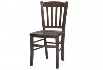 Jedálenská stolička Veneta tmavo hnedá