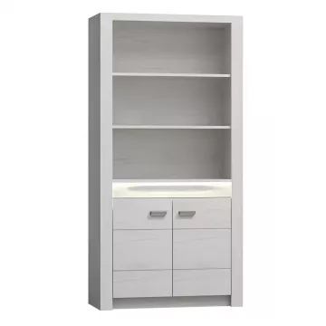 Elegantná vitrína INFINITY- jaseň biely