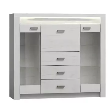 Priestranná komoda INFINITY I-08 - jaseň biely