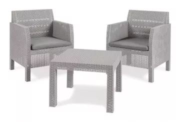Záhradný plastový set MATILDE 2 SEATERS