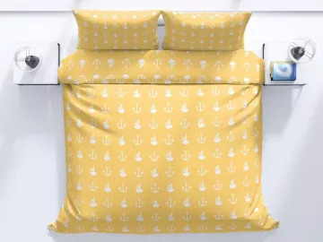 Bavlnen� oblie�ky �lt� kotva