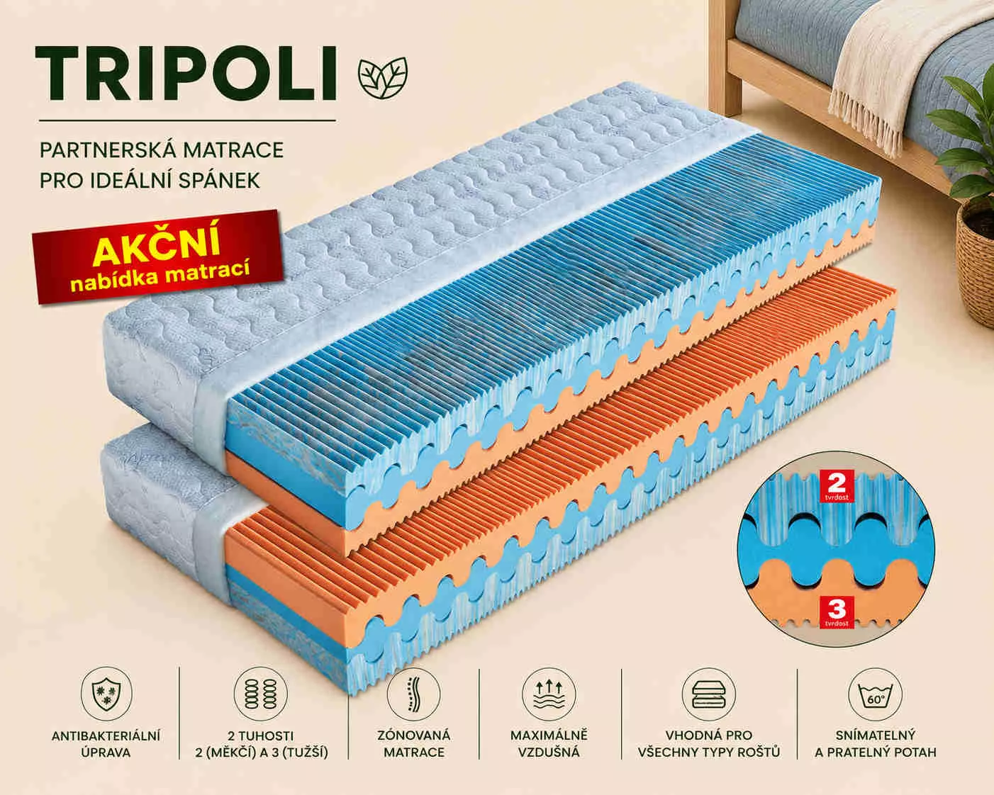 matrac Tripoli matrace Tripoli