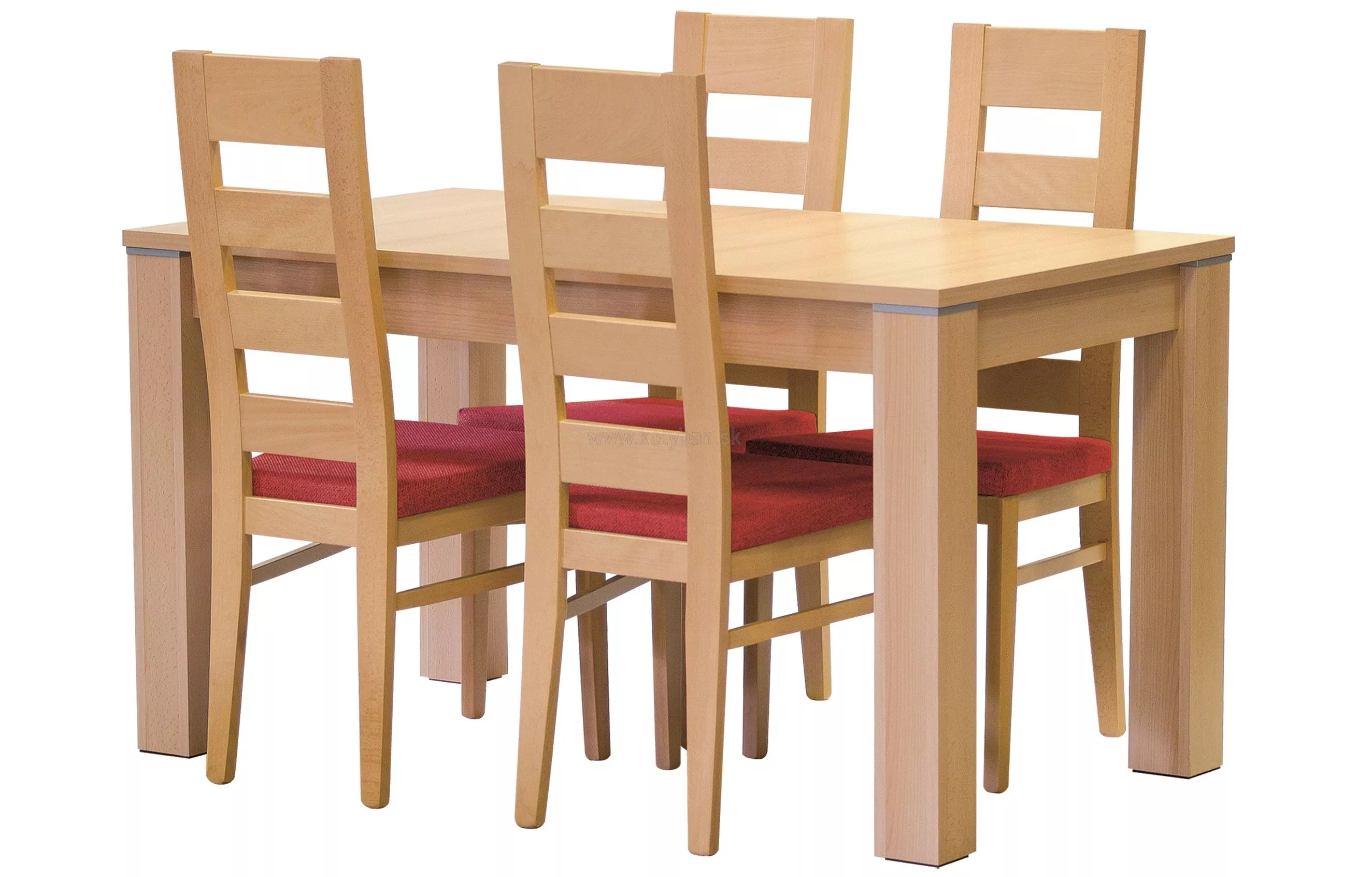 Stôl Peru a stoličky Falco, buk