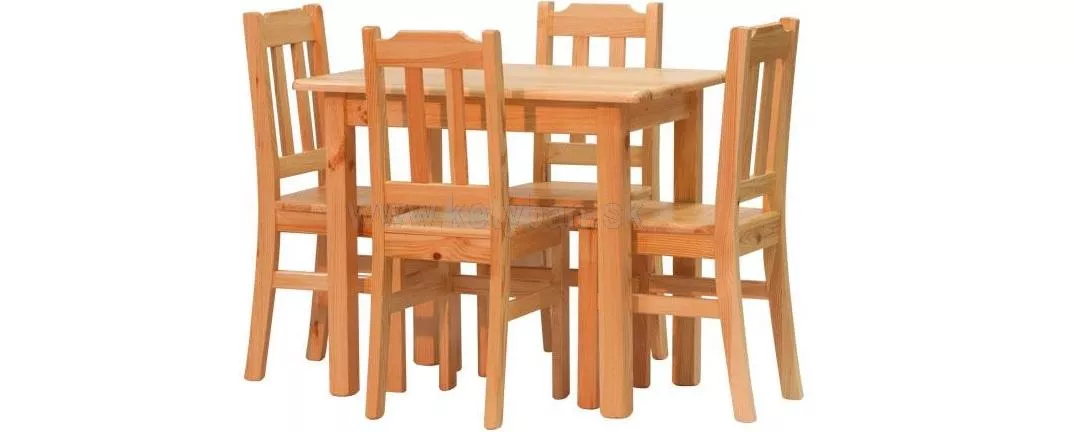 Jedálenská zostava stolička Pino Aj stôl Pino.