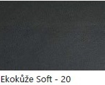 Eko koa s jemnou truktrou povrchu. Zloenie vrchn as 100% polyuretn, podklad 75% polyester a 25% bavlna, 400 g / m2. Odolnos 50 000 Martindale. Extrmne vysok stlofarebnos.